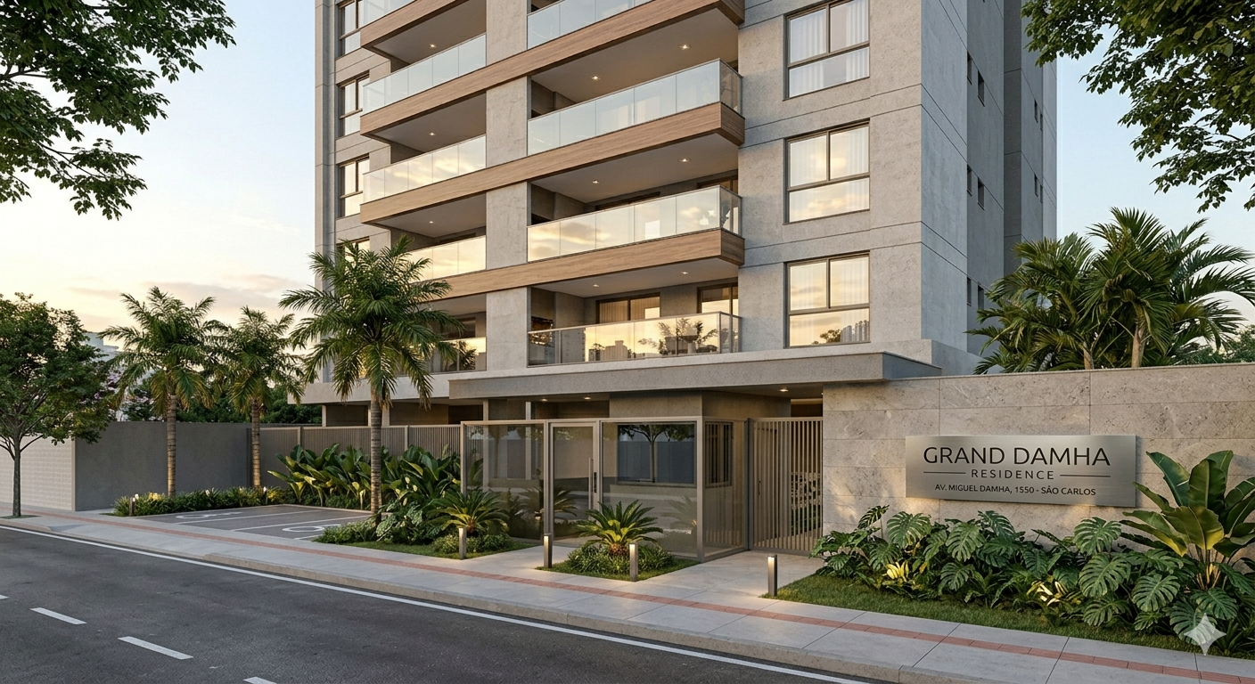 Apartamento para venda e locação, 192m², com 3 dormitórios - Parque Tecnológico Damha I São Carlos, São Carlos